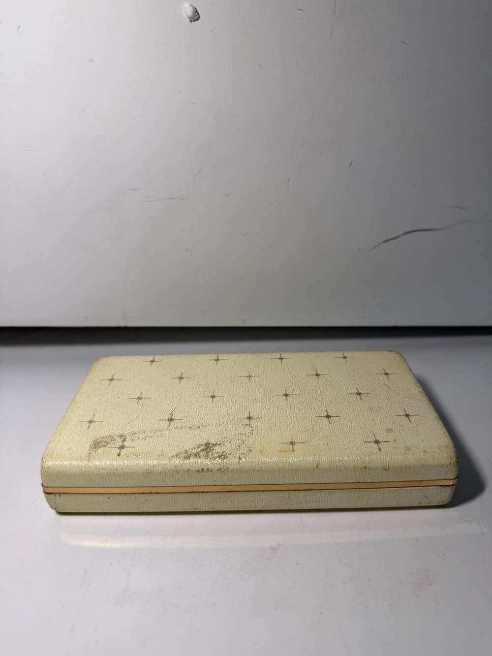 Vintage Krementz Jewelry Presentation Box - Midcentury Modern Starburst Pattern